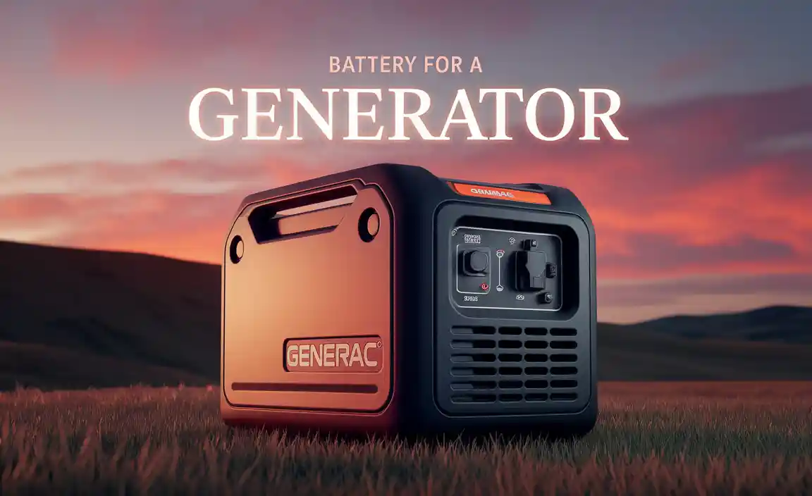 Battery For A Generac Generator