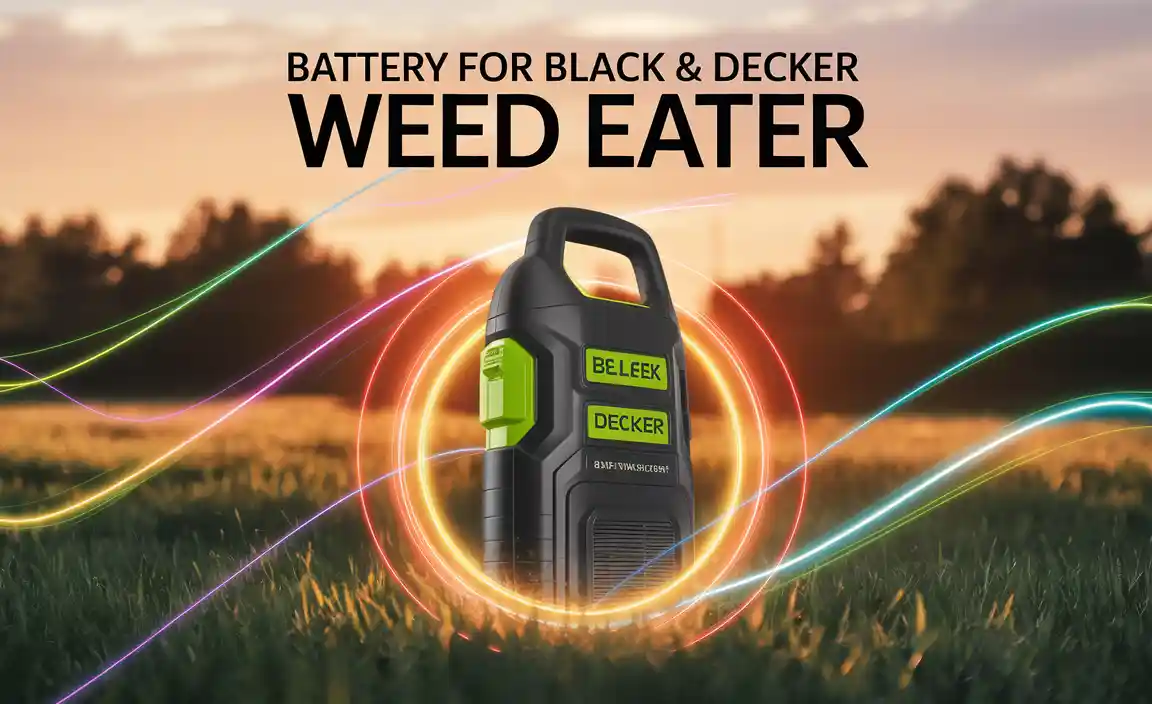 Battery For Black & Decker Weed Eater