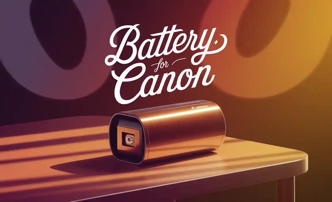 Battery For Canon