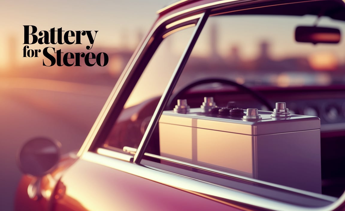 Battery For Car Stereo
