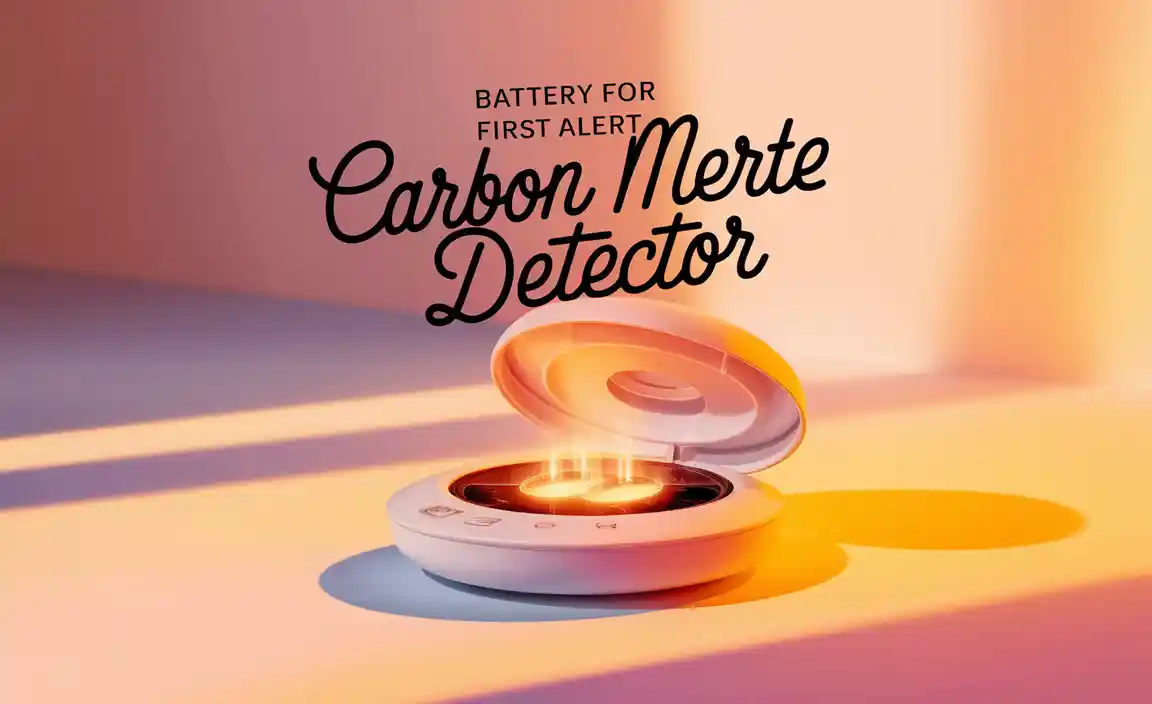 Battery For First Alert Carbon Monoxide Detector