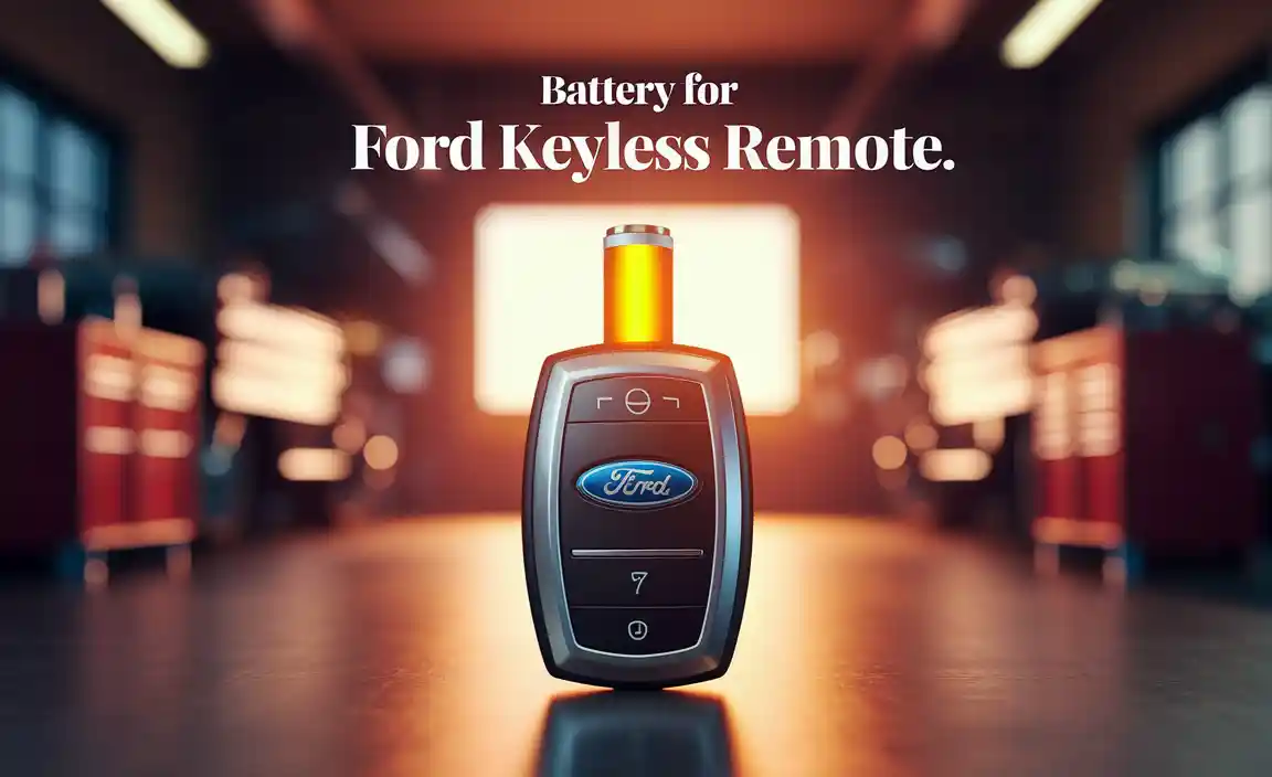 Battery For Ford Keyless Remote