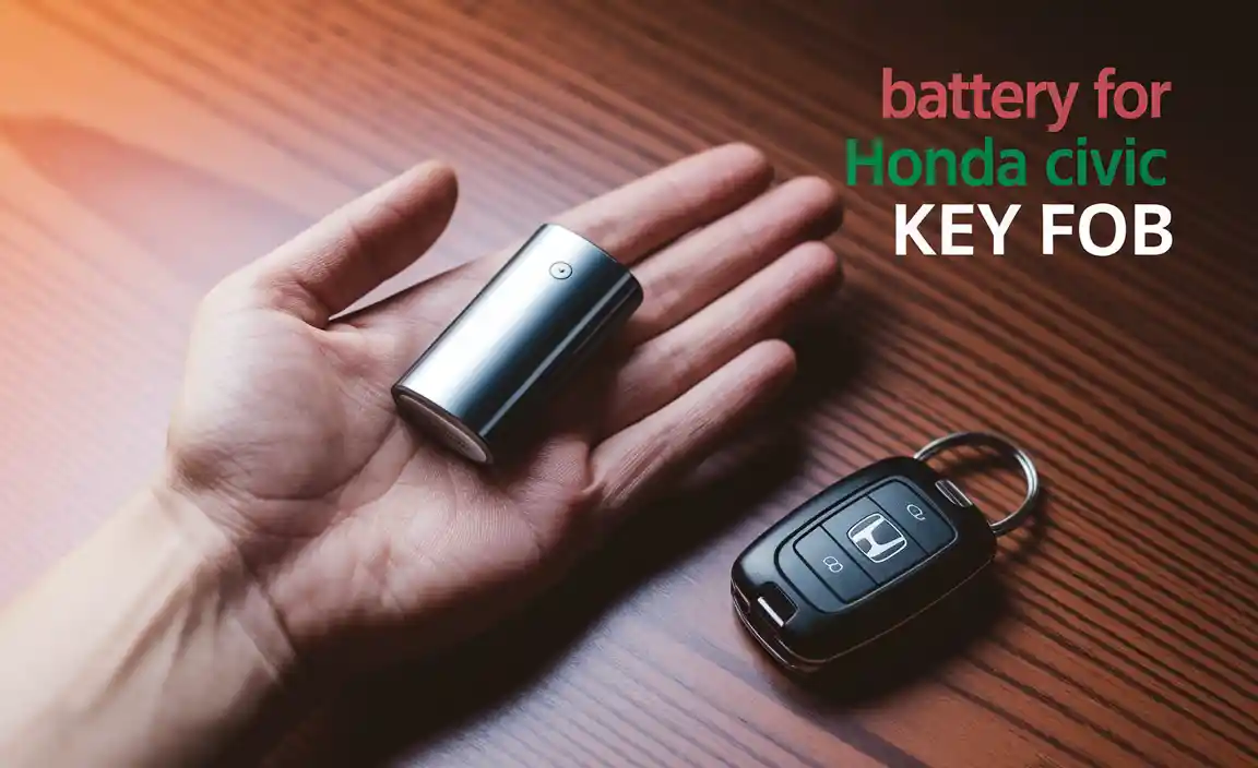 Battery For Honda Civic Key Fob