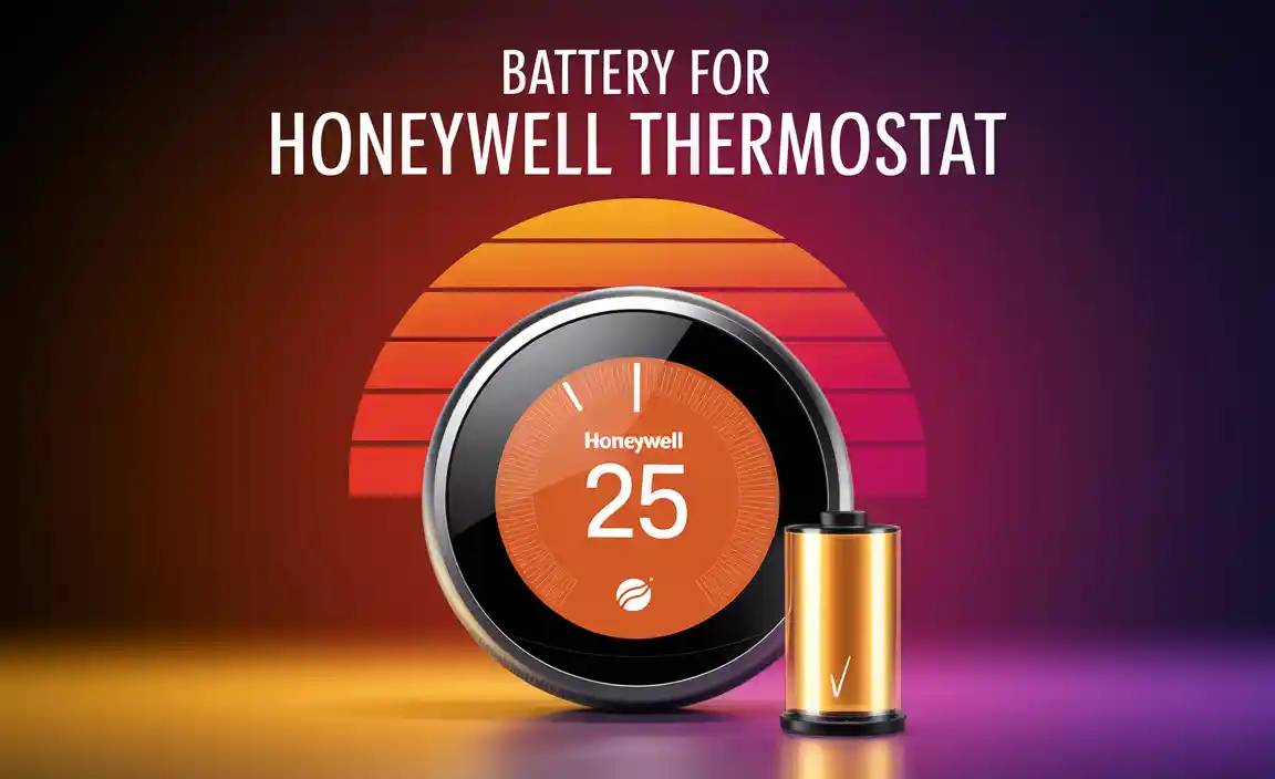 Battery For Honeywell Thermostat