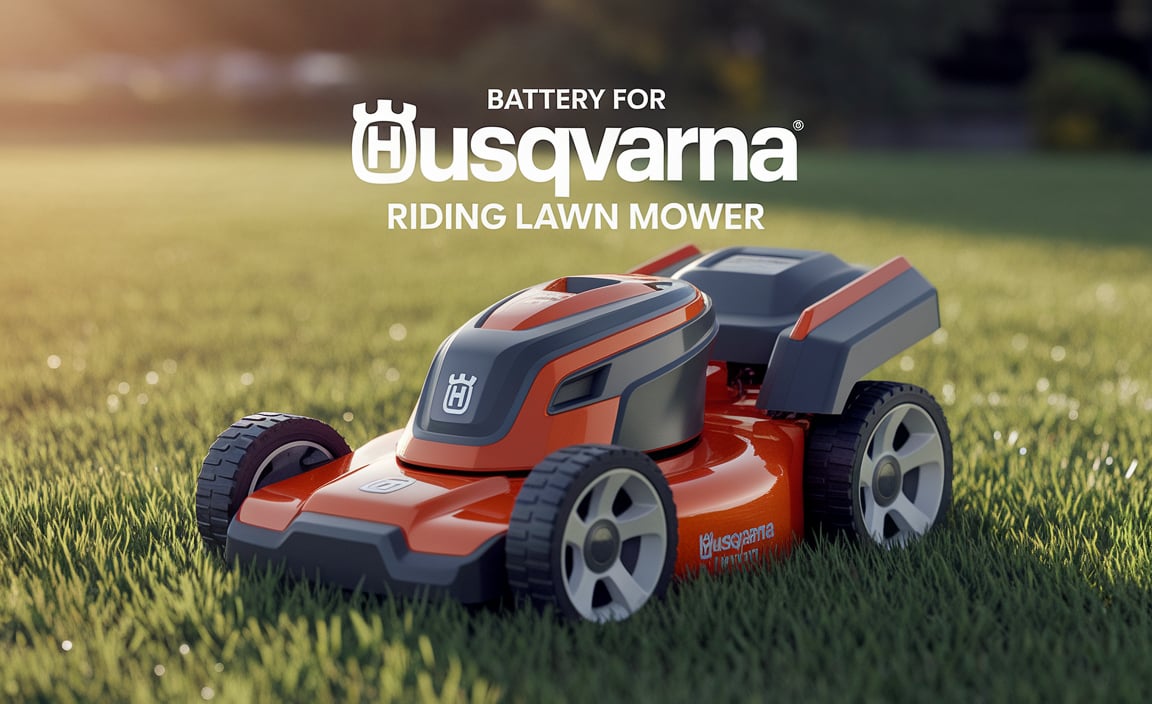 Battery For Husqvarna Riding Lawn Mower