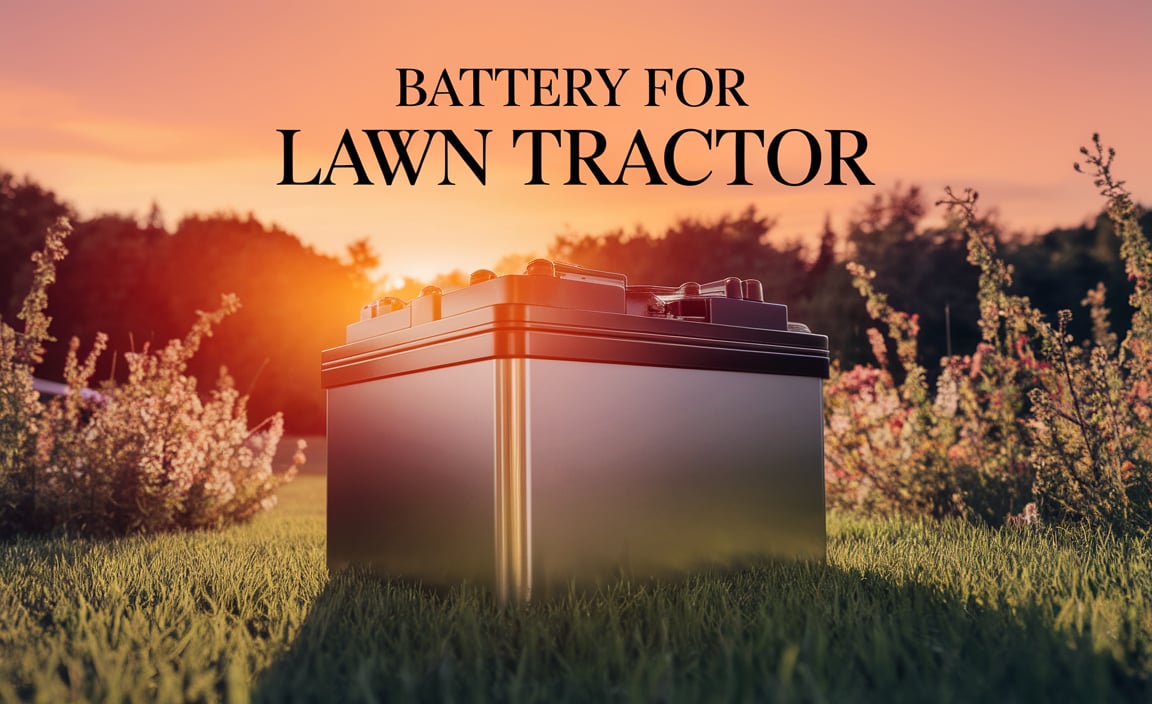 Battery For Lawn Tractor