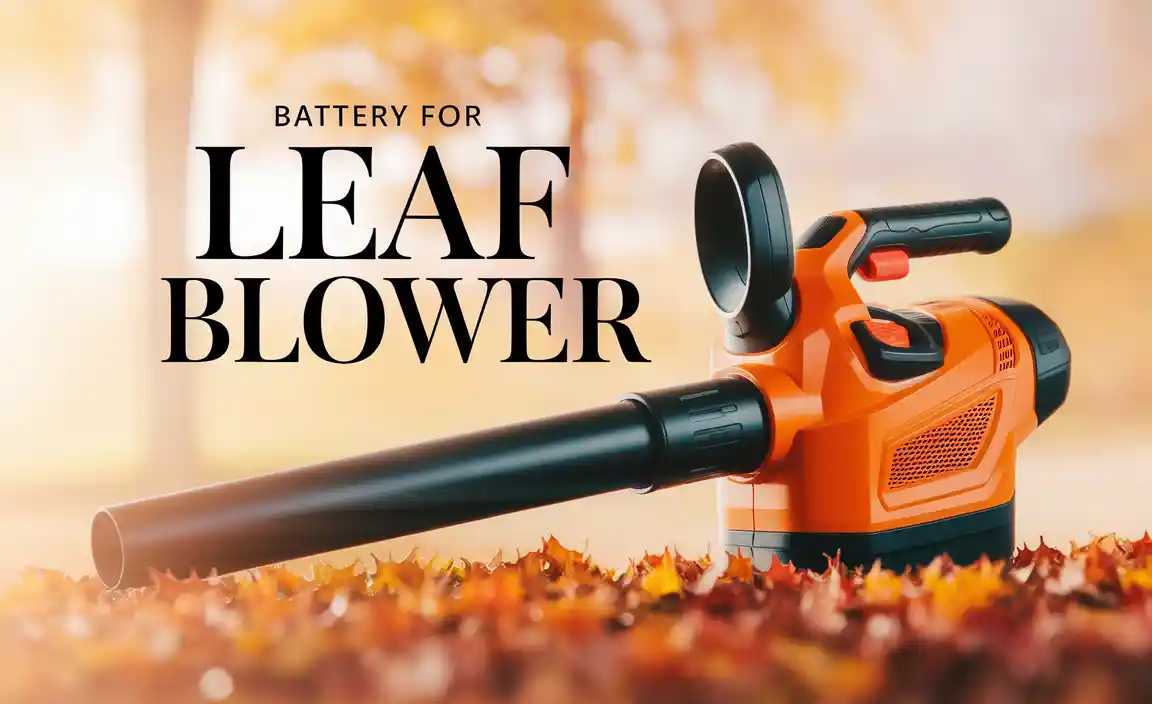 Battery For Leaf Blower