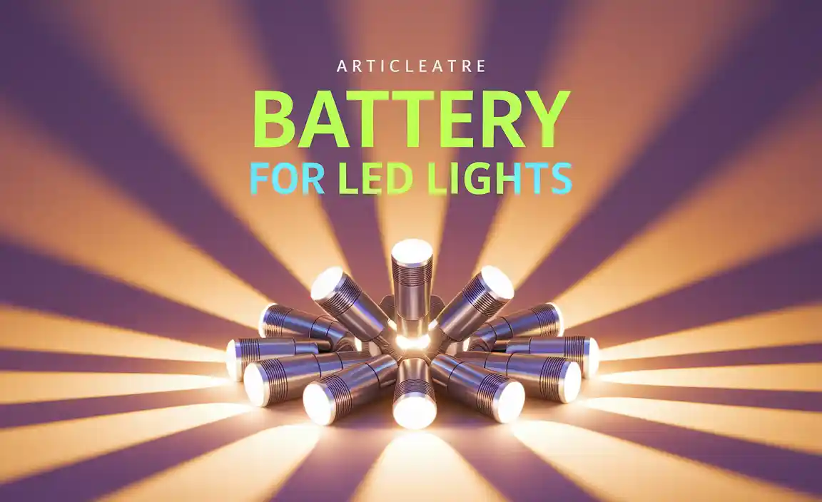 Battery For Led Lights