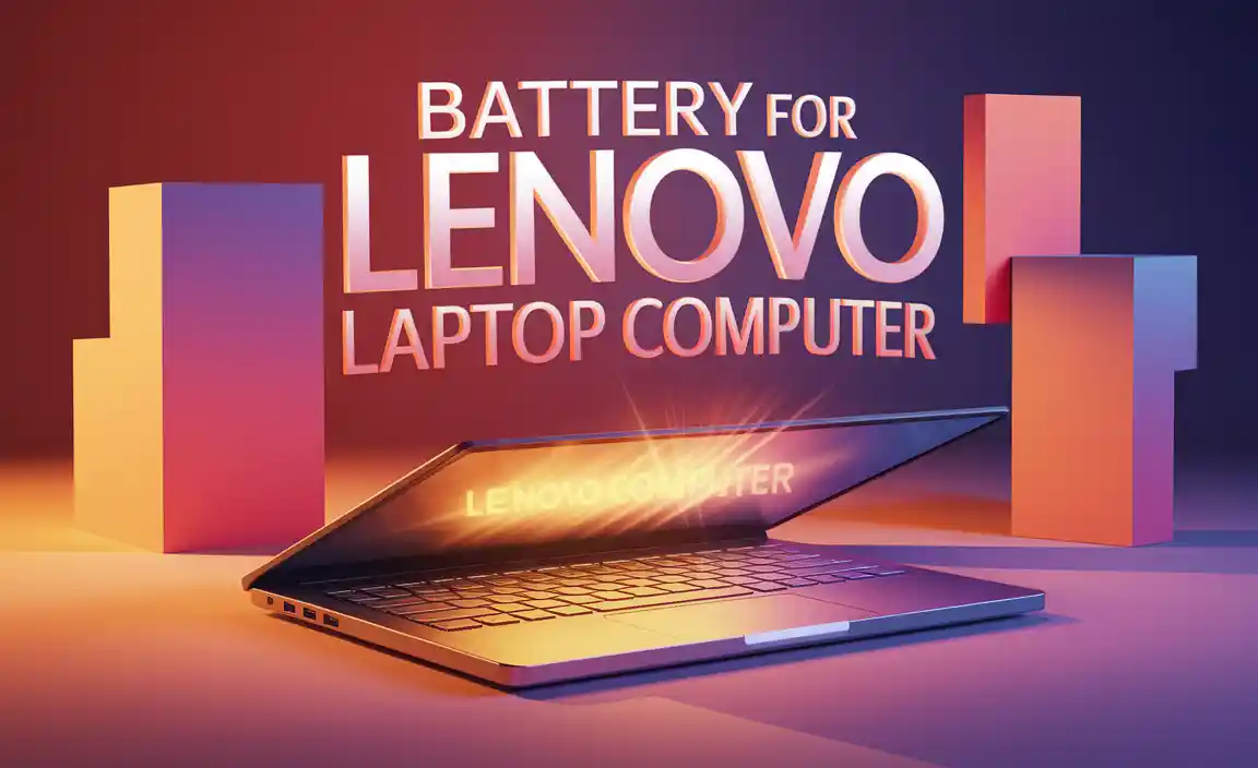 Battery For Lenovo Laptop Computer