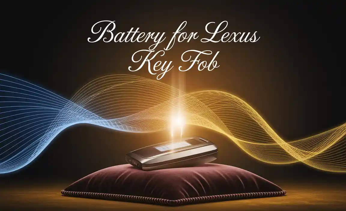 Battery For Lexus Key Fob
