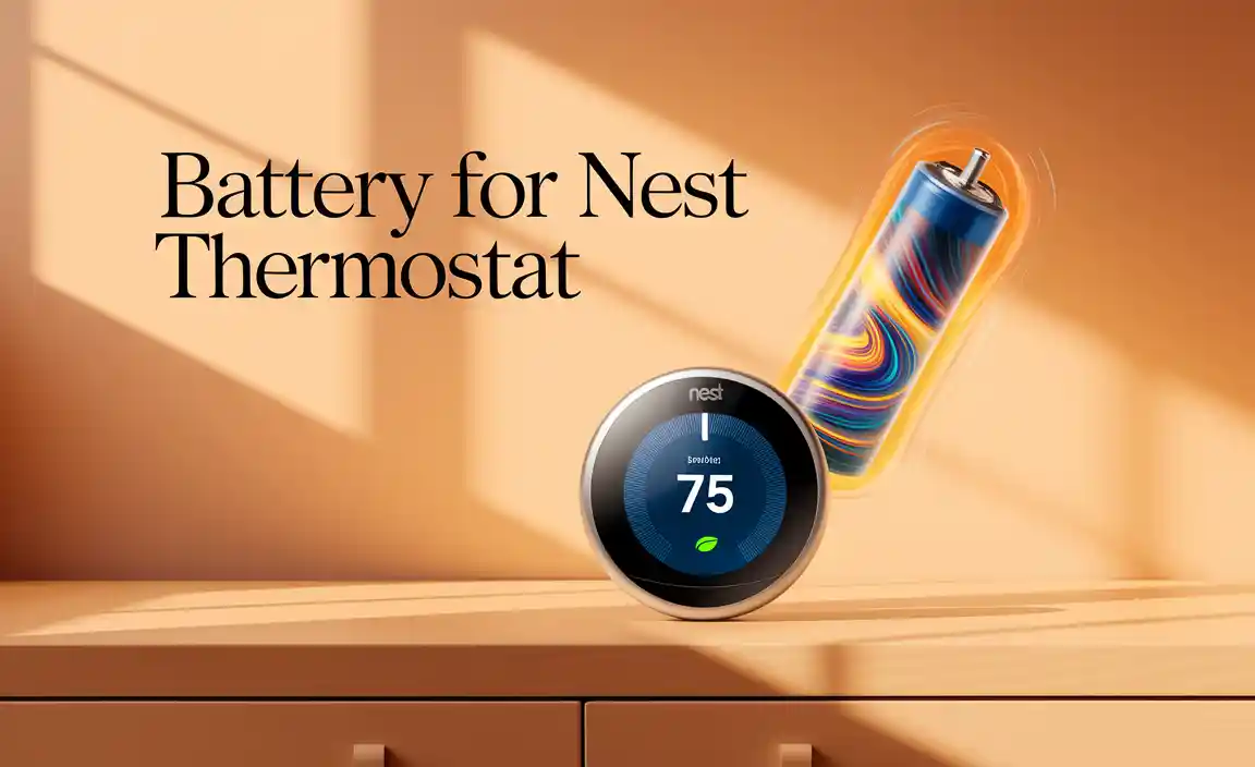 Battery For Nest Thermostat