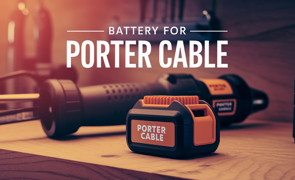 Battery For Porter Cable