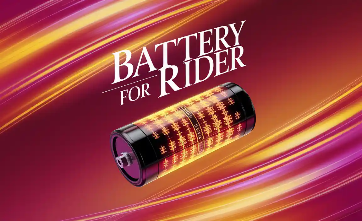 Battery For Rider