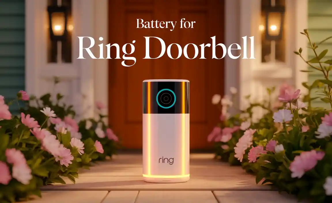 Battery For Ring Doorbell