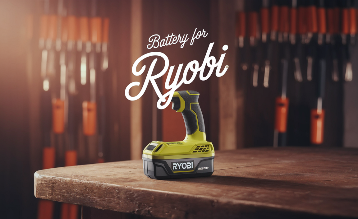 Battery For Ryobi
