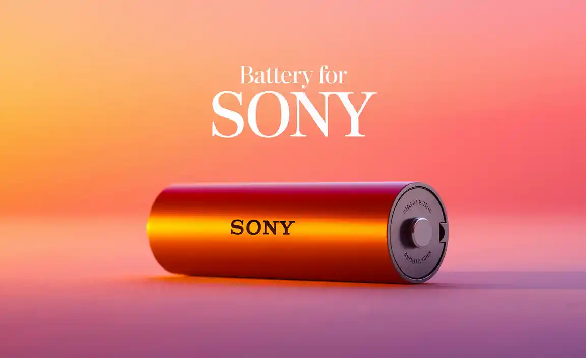 Battery For Sony