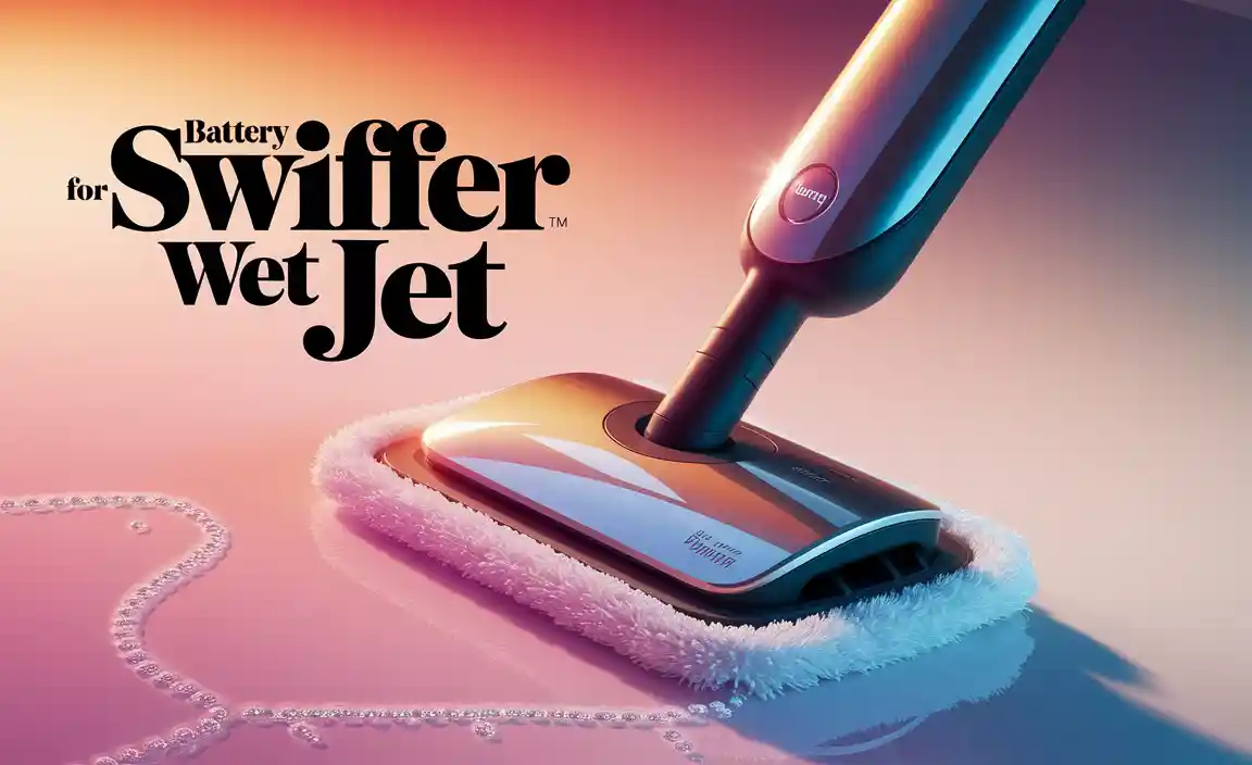 Battery For Swiffer Wet Jet