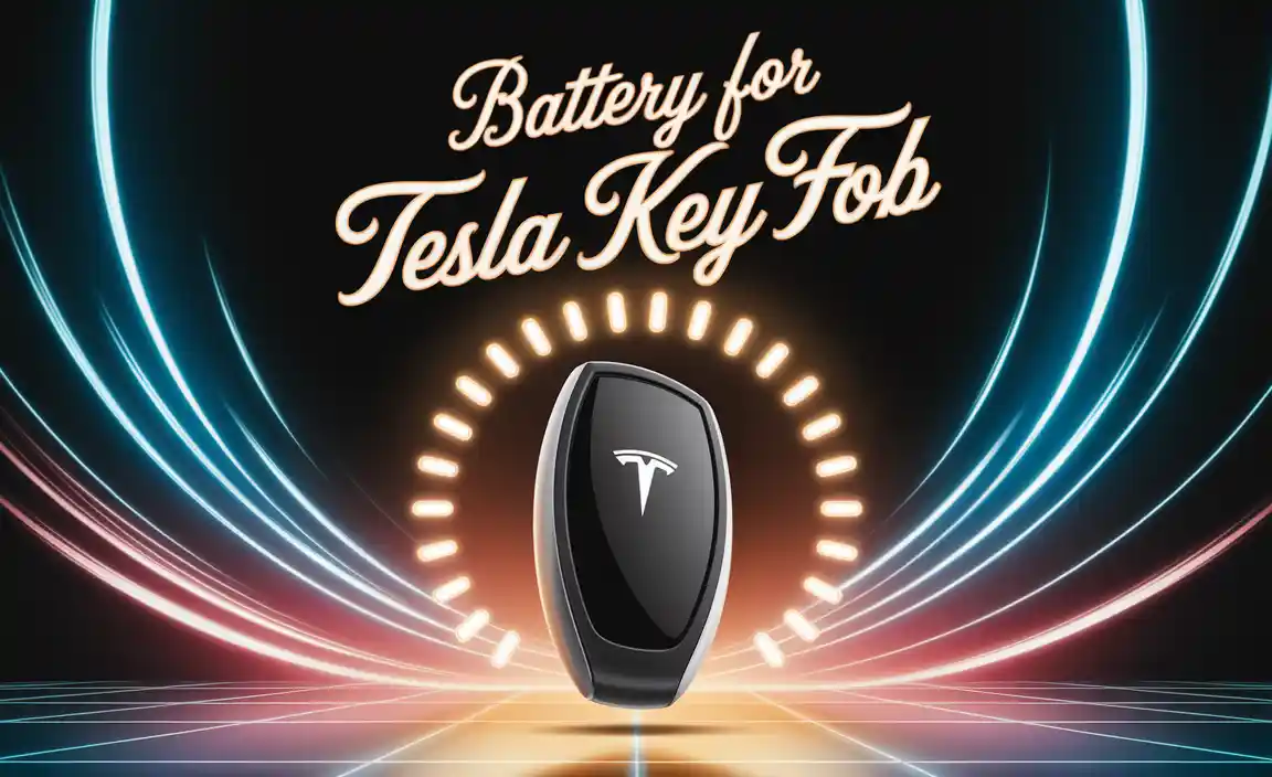 Battery For Tesla Key Fob