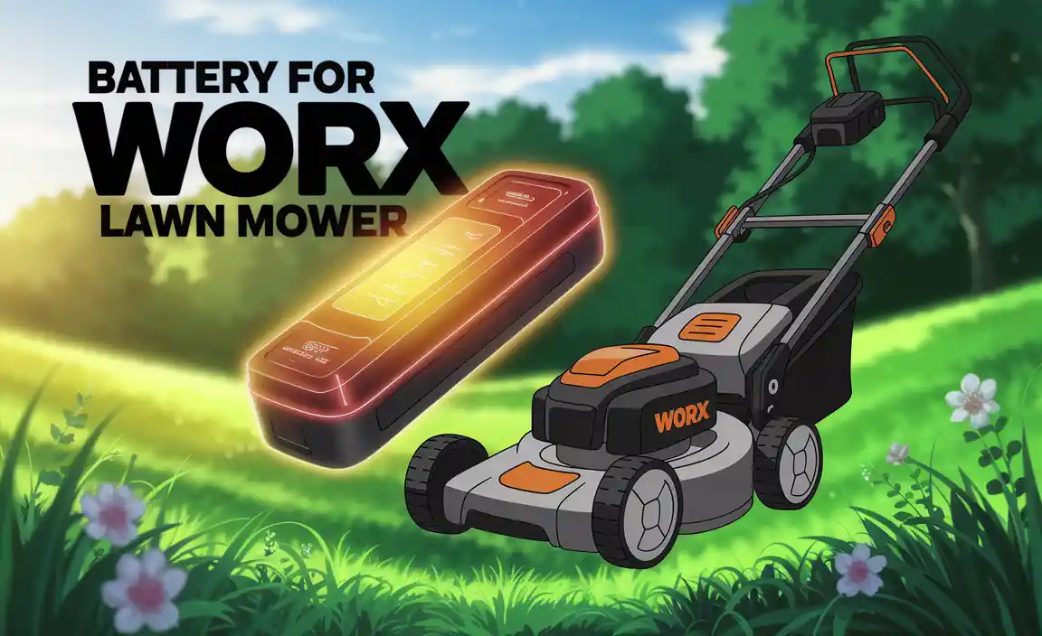 Battery For Worx Lawn Mower