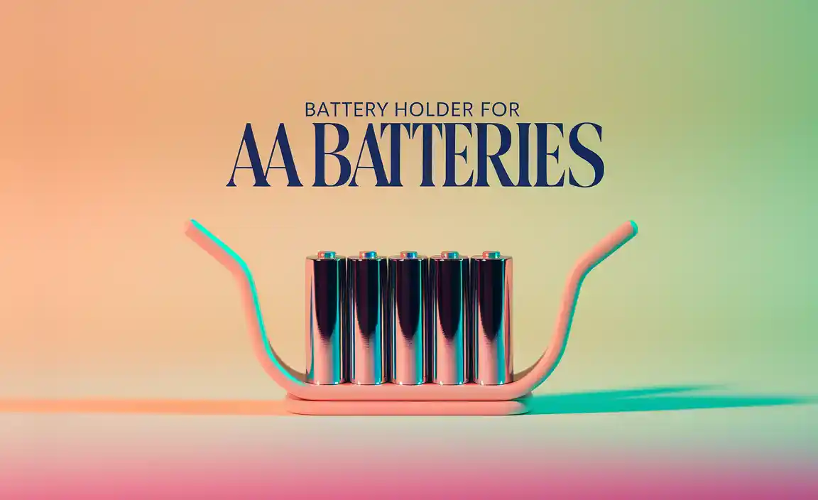 Battery Holder For Aa Batteries
