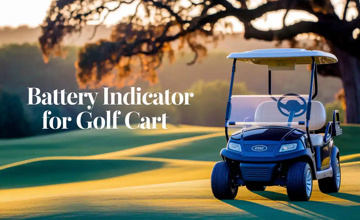 Battery Indicator For Golf Cart