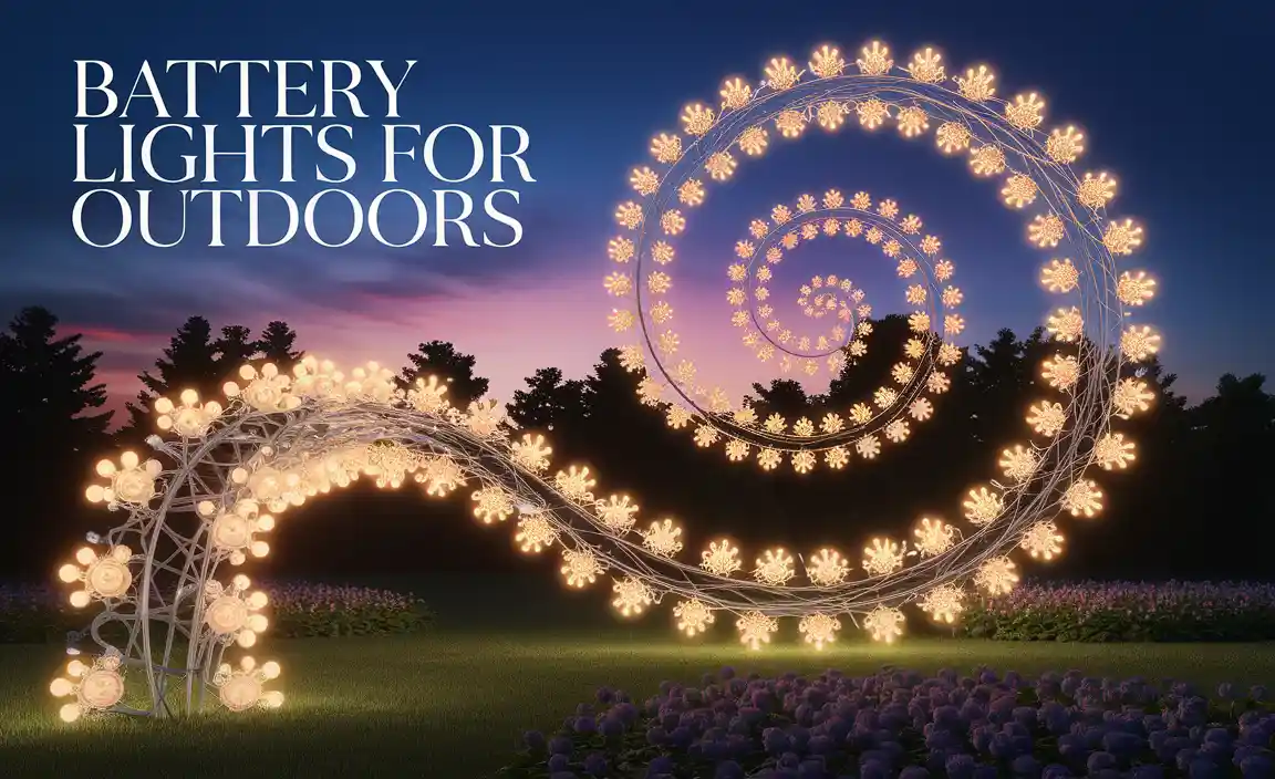 Battery Lights For Outdoors