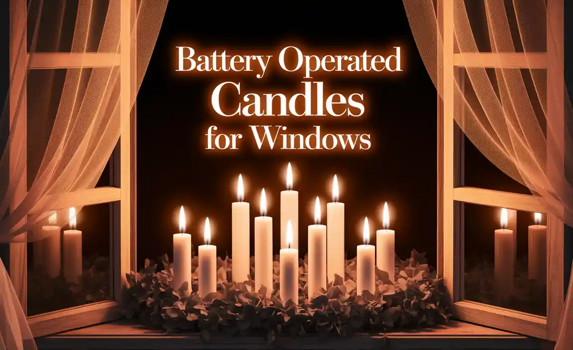 Battery Operated Candles For Windows