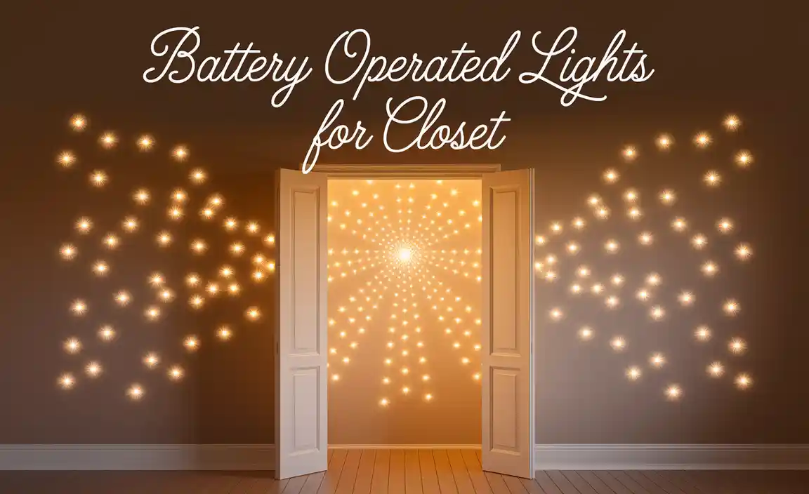 Battery Operated Lights For Closet