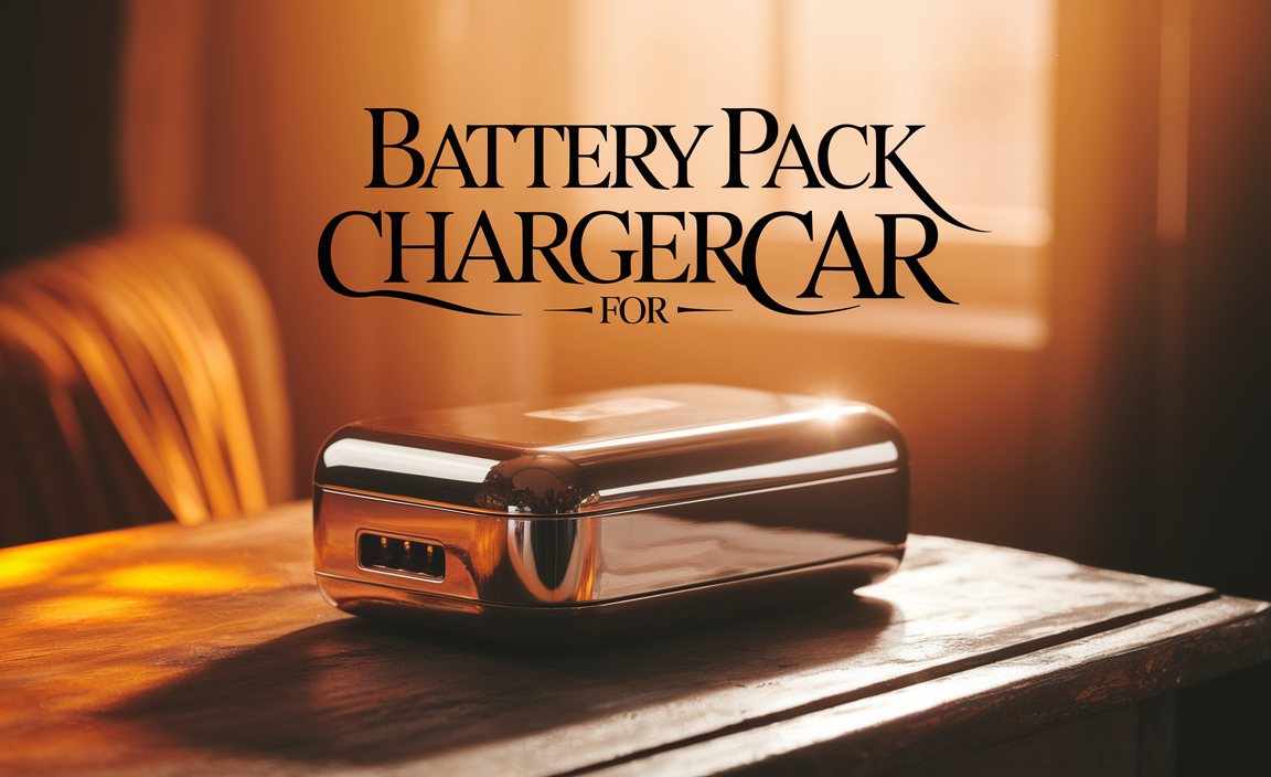 Battery Pack Charger For Car