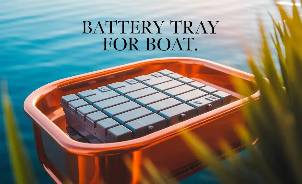 Battery Tray For Boat
