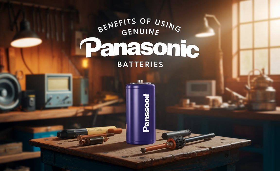Benefits of Using Genuine Panasonic Batteries