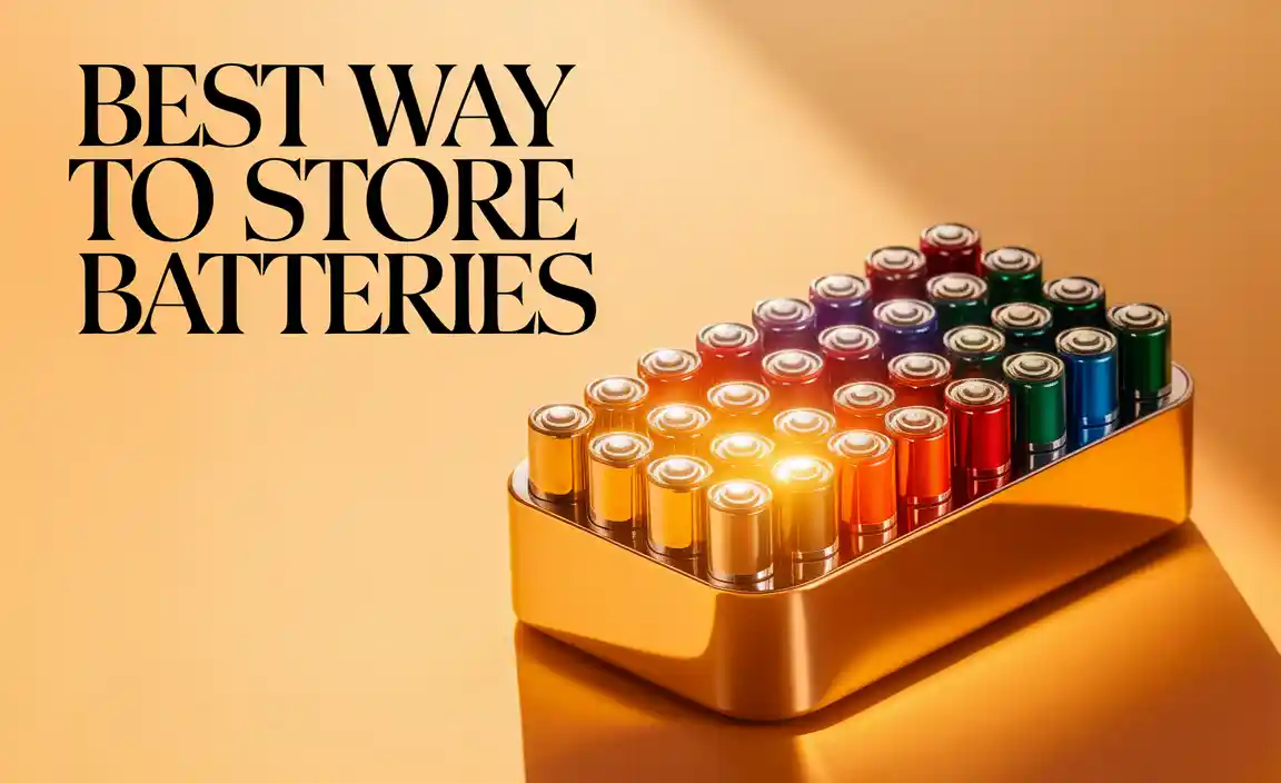 Best Way To Store Batteries