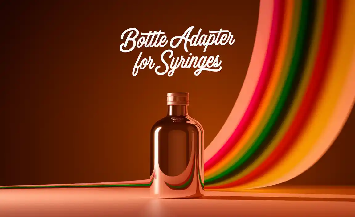 Bottle Adapter For Syringes