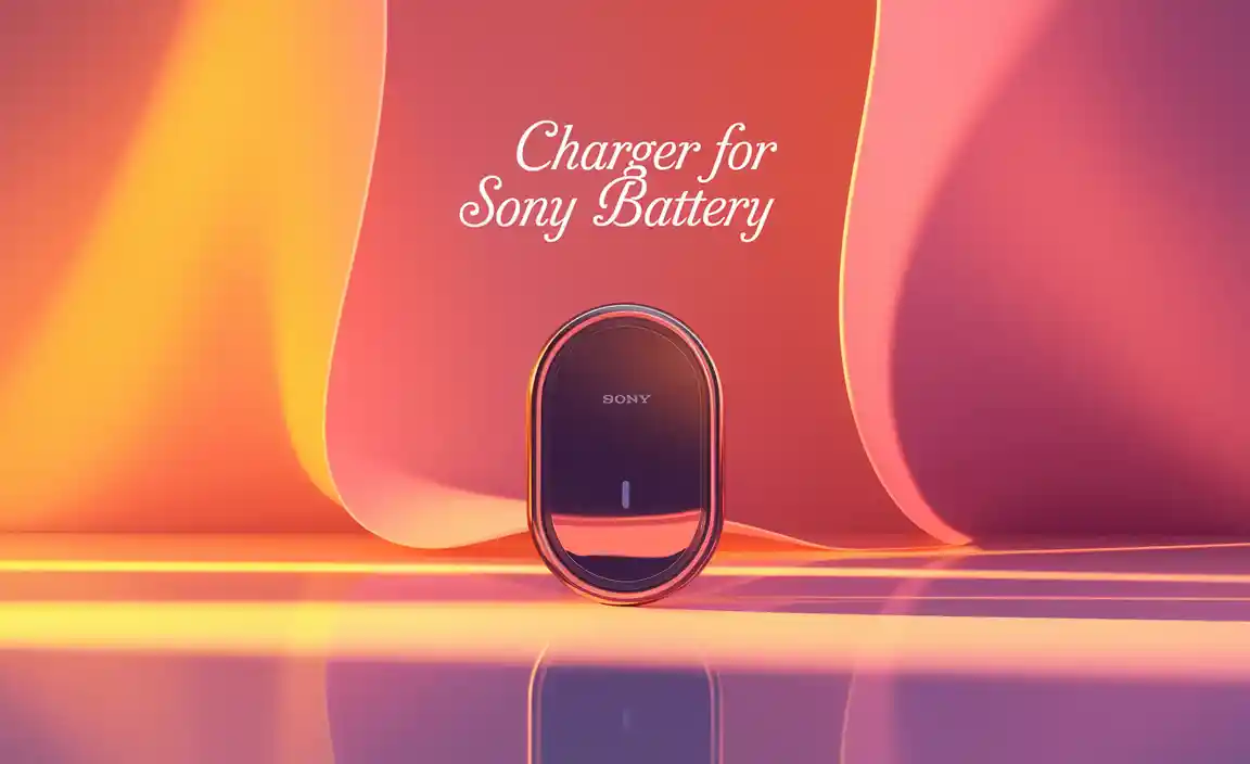 Charger For Sony Battery