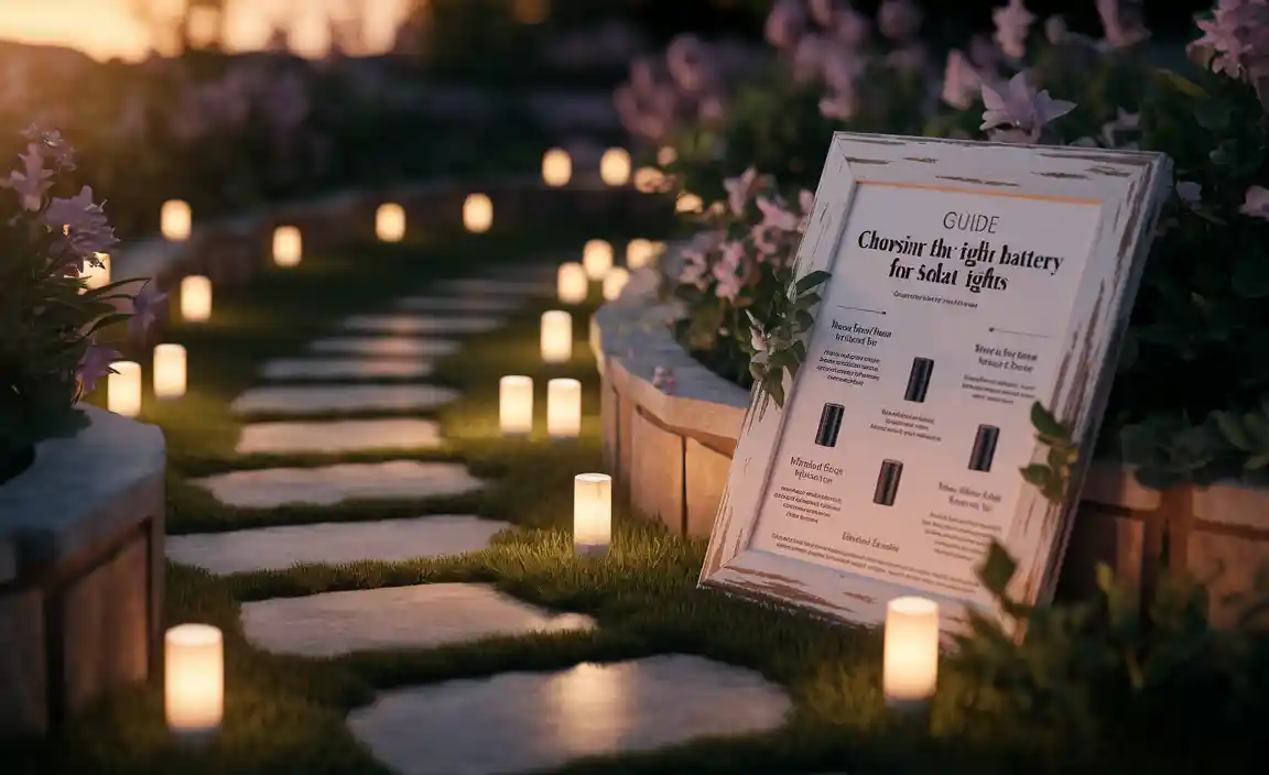 Choosing The Right Battery For Solar Lights -  A Complete Guide