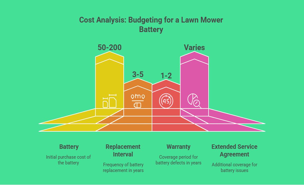Cost Analysis - Budgeting for a Lawn Mower Battery