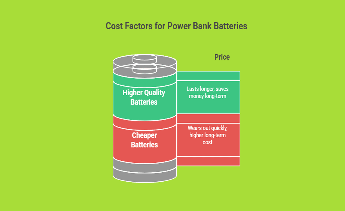 Cost Factors for Power Bank Batteries