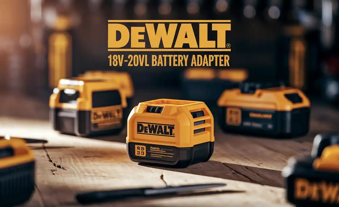 Dewalt 18V-20V Tool Battery Adapter