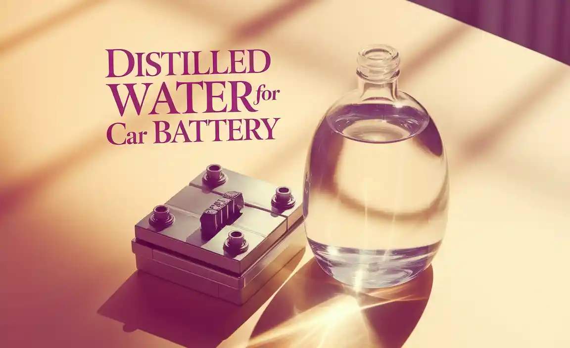 Distilled Water For Car Battery
