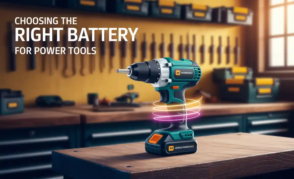 Essential Guide To Choosing The Right Battery For Power Tools