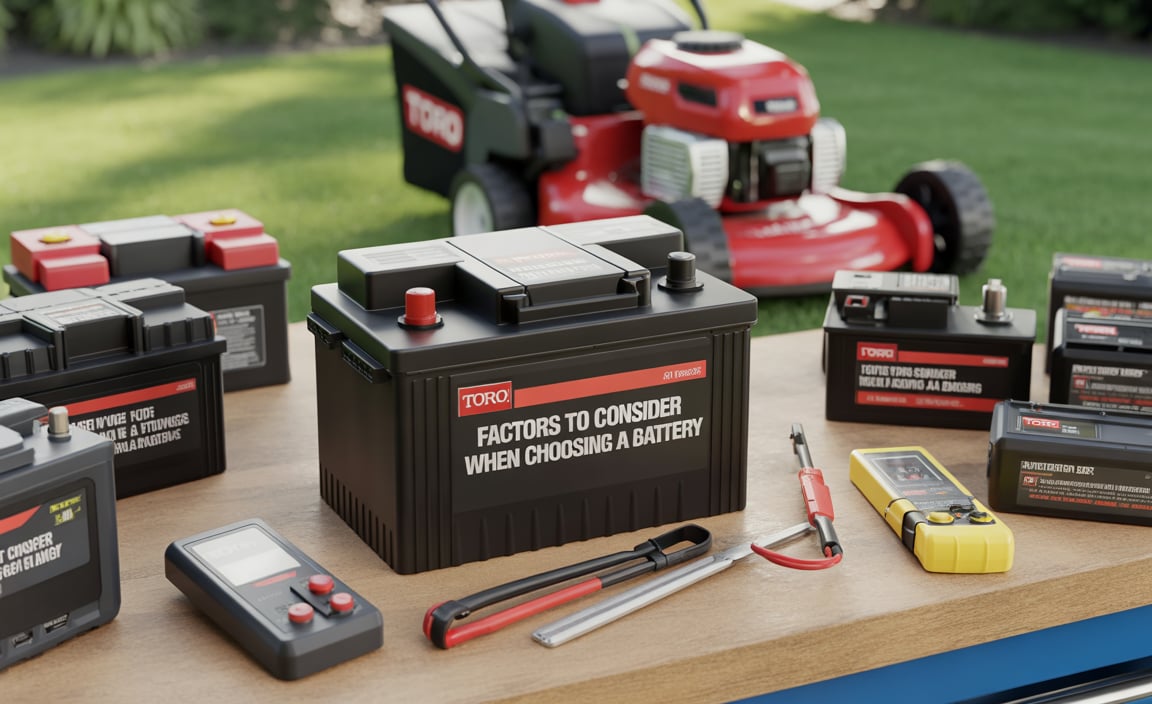 Factors to Consider When Choosing a Battery