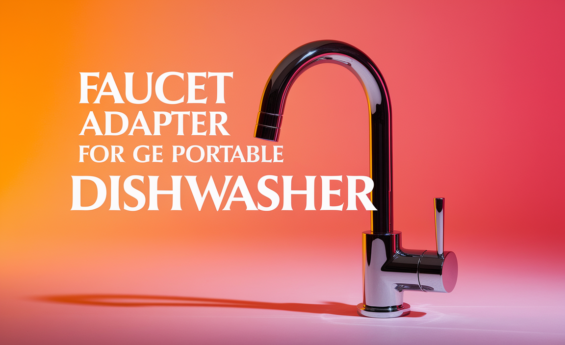 Faucet Adapter For Ge Portable Dishwasher
