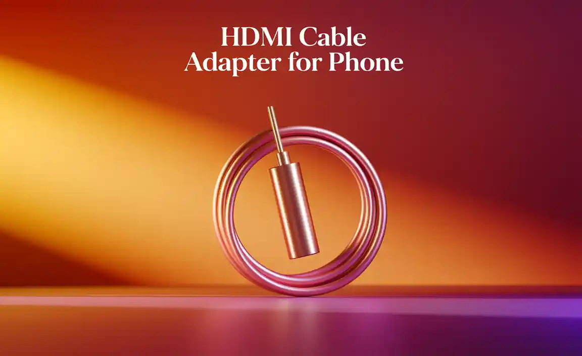 Hdmi Cable Adapter For Phone