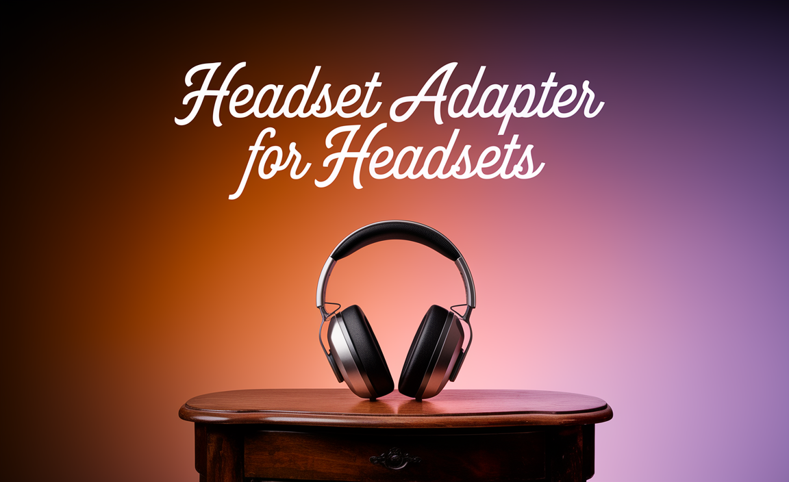Headset Adapter For Headsets