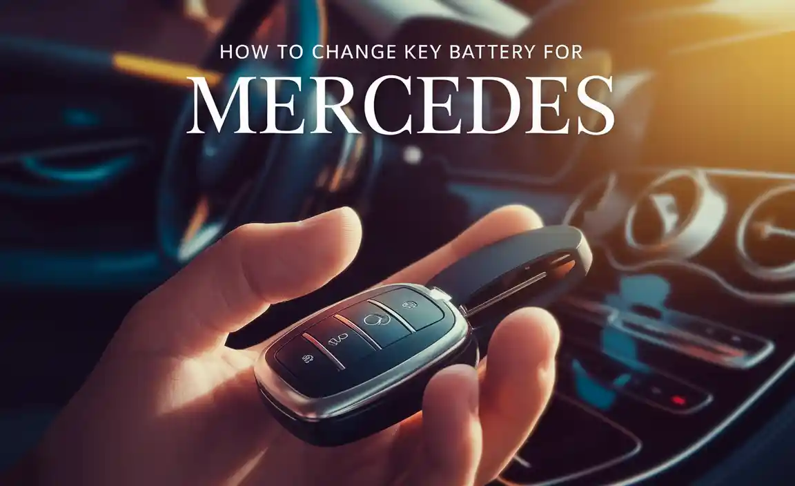 How To Change Key Battery For Mercedes