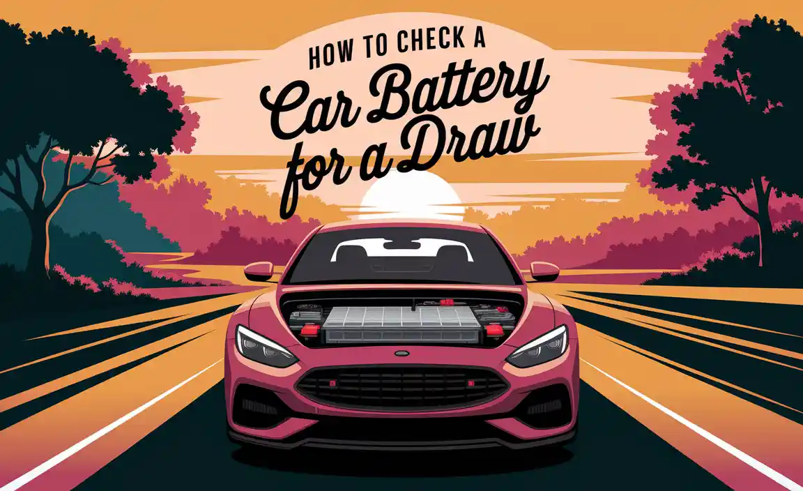How To Check A Car Battery For A Draw