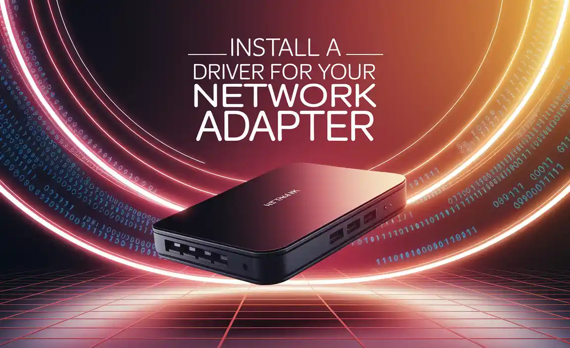 Install A Driver For Your Network Adapter