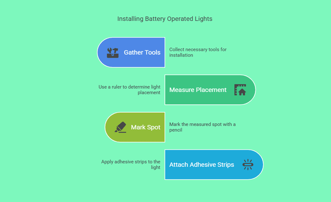 Installation Tips for Battery Operated Lights