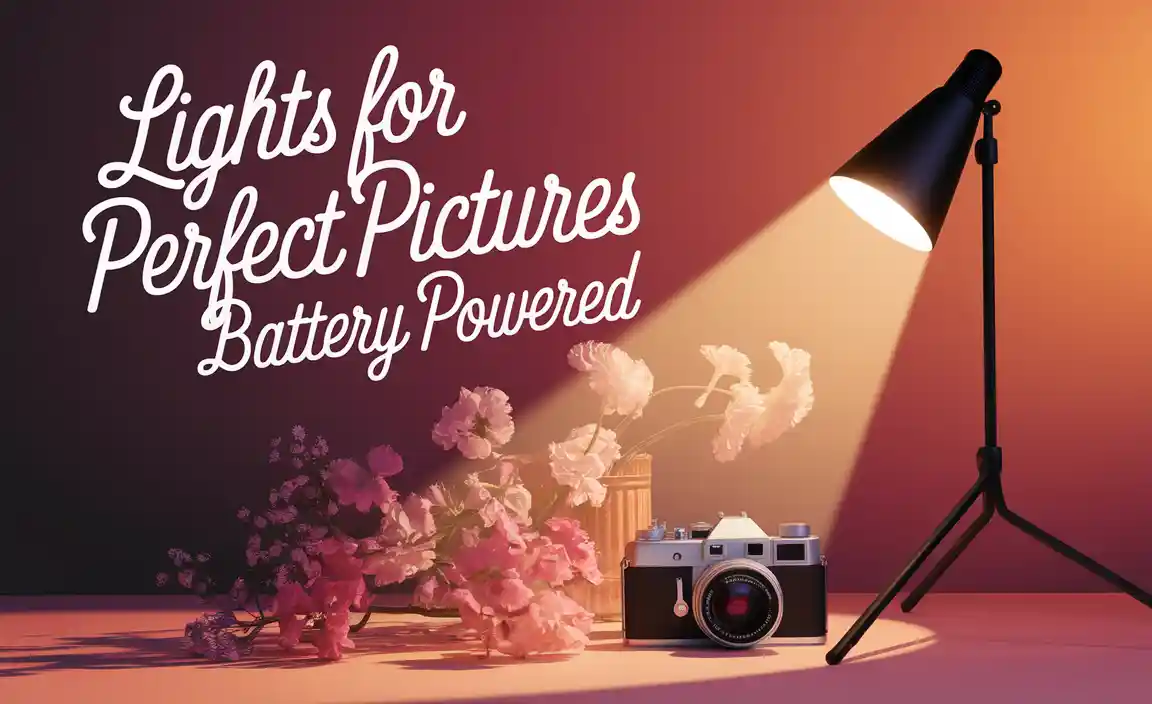 Lights For Perfect Pictures Battery Powered