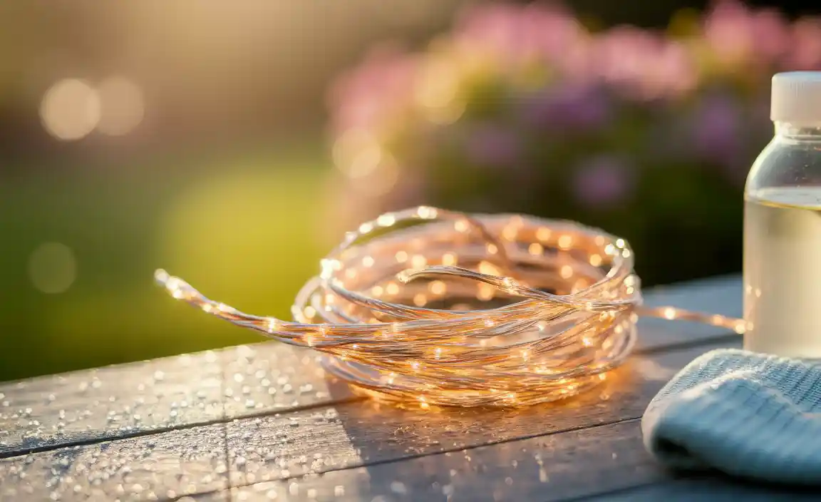 Maintenance and Care for Outdoor String Lights